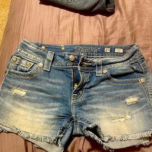 Miss me blue Jean shorts. Size 27. Meant condition
